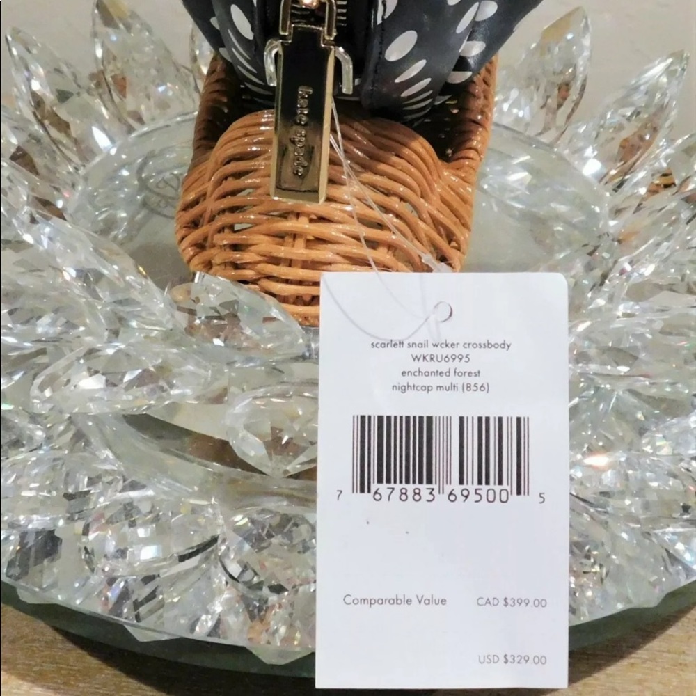 Kate Spade Enchanted Forest Wicker Scarlet - Picture 4 of 9